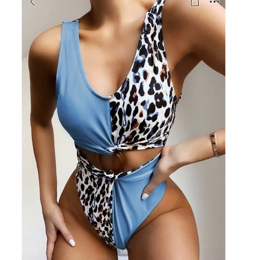 BRAND NEW LEOPARD RING MONOKINI